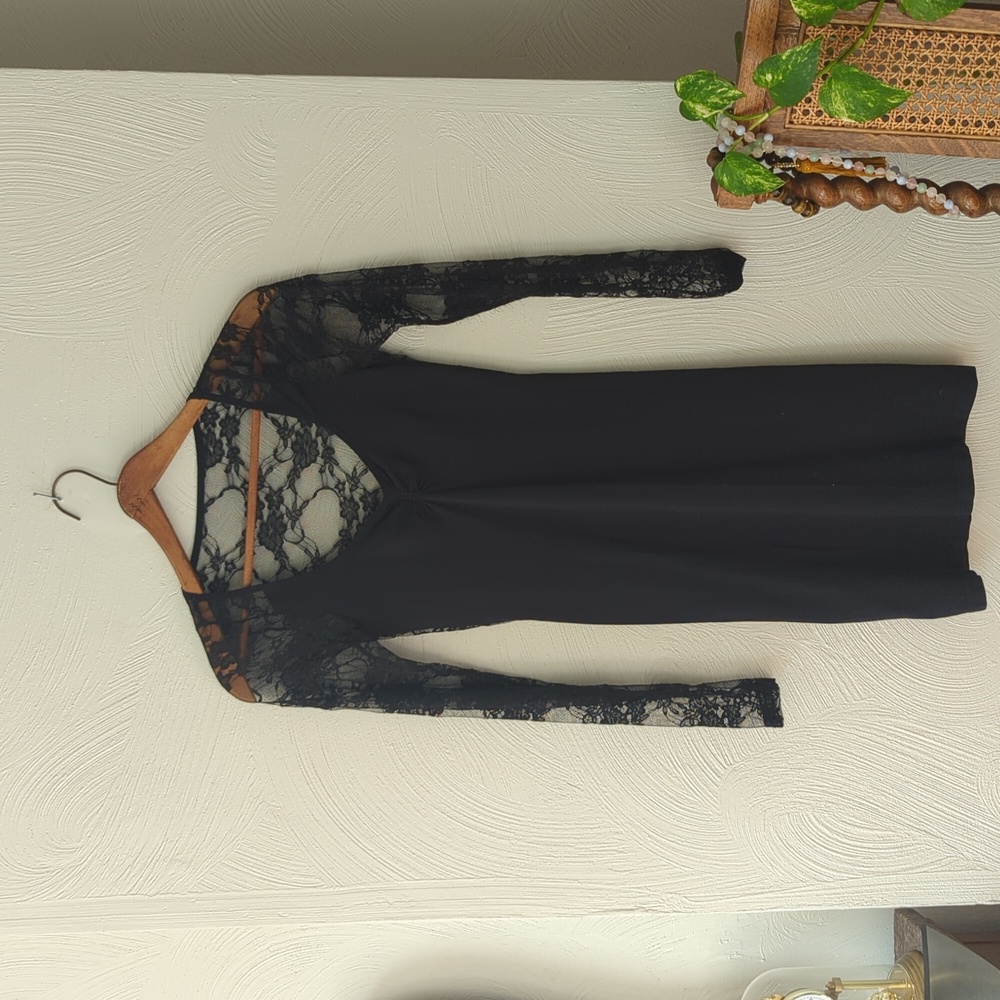 Free People Intimately Free Lace Black Dress XS/S